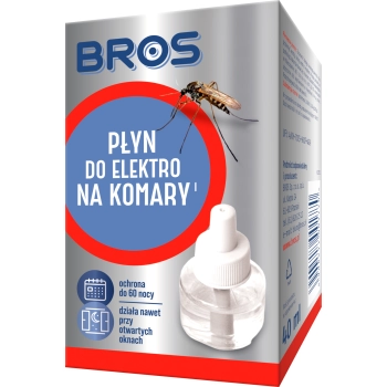 Bros Płyn do Elektro na Komary 60 nocy 40 ml