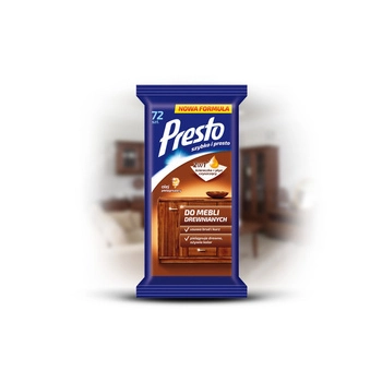 Presto Ściereczki do Mebli Drewnianych 55 szt.