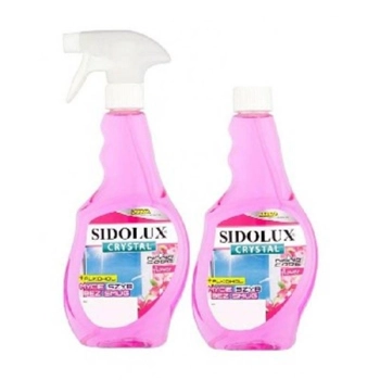 Sidolux Crystal Flower Płyn 500 ml +Zapas 500 ml