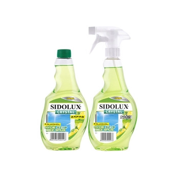 Sidolux Crystal Lemon Płyn 500 ml +Zapas 500 ml