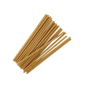 Słomki Papierowe Proste Kraft Cienkie 200 mm, fi6, 250 sztuk