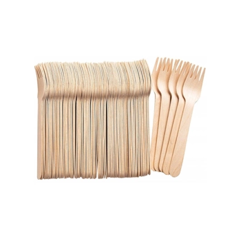 Abena Widelec Drewniany 16,5 cm, 100 sztuk (5396)