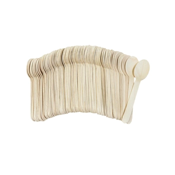 Abena Łyżka Drewniana 16 cm, 100 sztuk (5397)