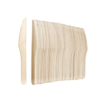 Abena Nóż Drewniany 16,5 cm, 100 sztuk (5395)