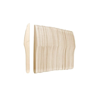 Abena Nóż Drewniany 16,5 cm, 100 sztuk (5395)