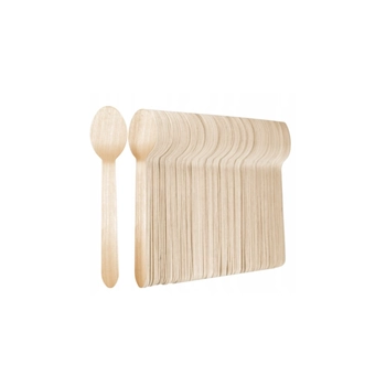 Abena Łyżeczka Drewniana 11 cm, 100 sztuk (132444)