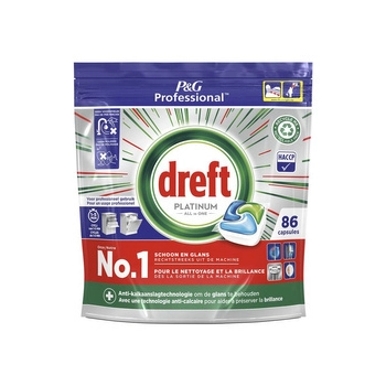 Dreft Platinum Kapsułki do Zmywarki 86 szt.