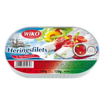 Wiko Filety Śledziowe w Sosie Paprykowym 200 g