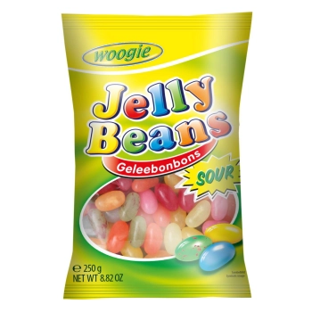 Woogie Jelly Beans Żelki Kwaśne 250 g