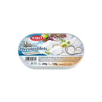 Wiko Filety Śledziowe w Kremowym Sosie Chrzanowym 200 g