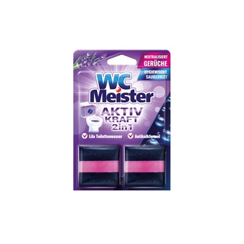 WC Meister Aktiv Kraft 2 in 1 Lila 2x 50 g