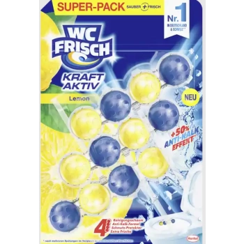 WC Frisch Reiniger Kraft-Aktiv Lemon 3 szt.