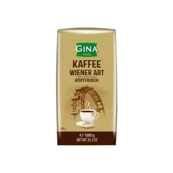Gina Kaffee Wiener Art Kawa Ziarnista 1 kg