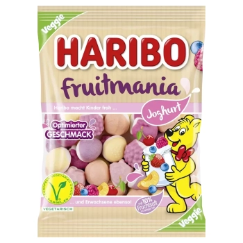 Haribo Fruitmania Joghurt Żelki Vege 160 g