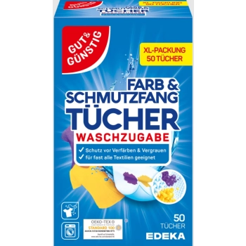 G&G Chusteczki Wyłapujące Kolor i Brud XL 50 szt.