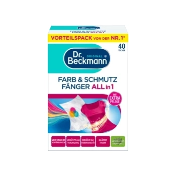 Dr.Beckmann Chusteczki Wyłapujące Kolor i Brud 3w1 40 szt.