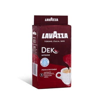 Lavazza DEK Intenso Mielona Kawa Bezkofeinowa 250 g
