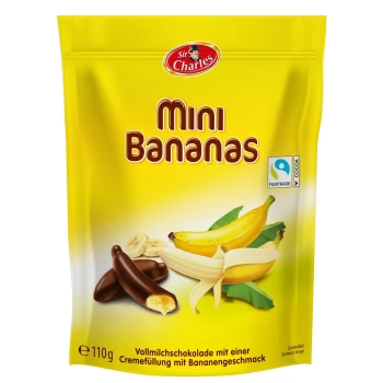 SirCharles Mini Schokobananen Pianki Bananowe 110 g