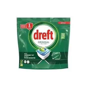 Dreft Original All In One Kapsułki do Zmywarki 22 szt.