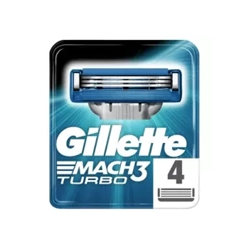 Gillette Mach 3 Turbo Ostrza 4 szt.DE