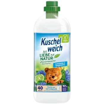 Kuschelweich Vegan Kornblume & Bergamotte Płyn do Płukania 1l DE
