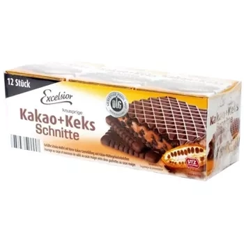 Excelsior Kakao Keks Schnitte 12 szt