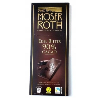 Moser Roth Czekolada Gorzka 90% Cacao 125 g