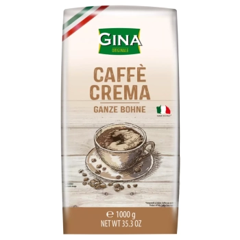 Gina Caffe Crema Kawa Ziarnista 1 kg
