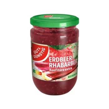 G&G Konfitura Truskawka Rabarbar Extra 450 g