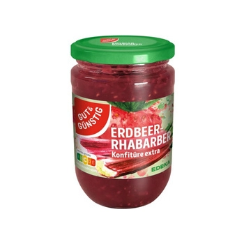 G&G Konfitura Truskawka Rabarbar Extra 450 g