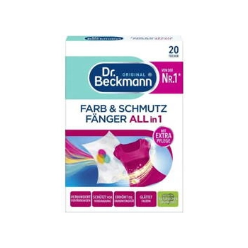 Dr.Beckmann Chusteczki Wyłapujące Kolor i Brud 3w1 20 szt.