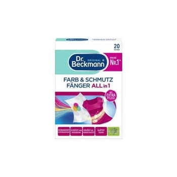 Dr.Beckmann Chusteczki Wyłapujące Kolor i Brud 3w1 20 szt.