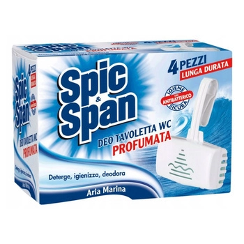 Spic & Span Deo Aria Marina Kostka WC 4 szt.