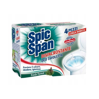 Spic & Span Deo Fresh Forest Kostka WC 4 szt.