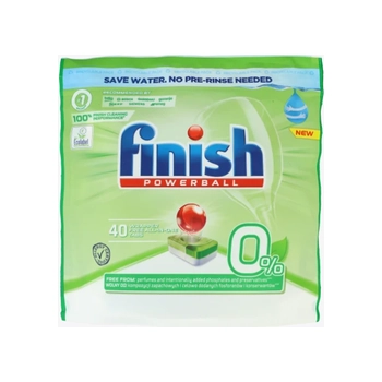 Finish Powerball All in 1 t 0% Tabletki do Zmywarki 40 szt.