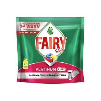 Fairy All in one Plus Kapsułki do Zmywarki 20 szt.