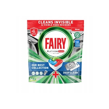 Fairy Platinum Plus Kapsułki do Zmywarki 18 szt.