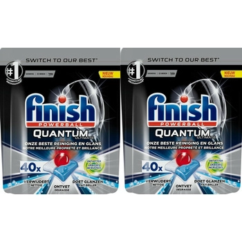 Finish Quantum Ultimate Tabletki do Zmywarki 40 + 40 szt.