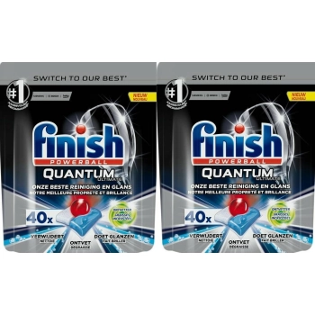 Finish Quantum Ultimate Tabletki do Zmywarki 40 + 40 szt.