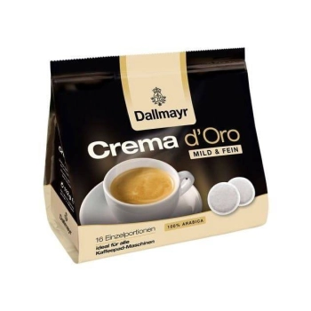 Dallmayr Crema d'Oro Mild&Fein Kawa w Padach 16 szt.