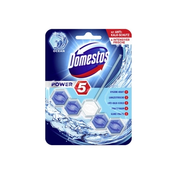 Domestos Power 5 Ocean mit Anti-Kalk-Schutz Zawieszka WC 55 g DE