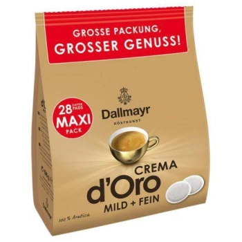 Dallmayr Crema d'Oro Mild&Fein Kawa w Padach 28 szt.