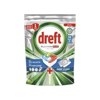 Dreft Platinum Plus Kapsułki do Zmywarki 38 szt.