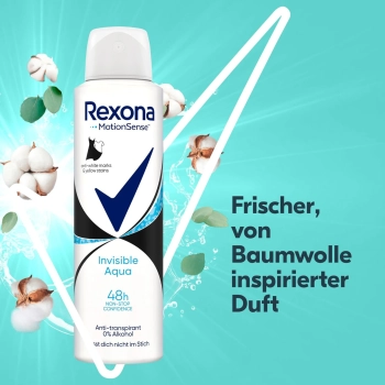 Rexona Invisible Aqua Antitranspiran Spray 150 ml