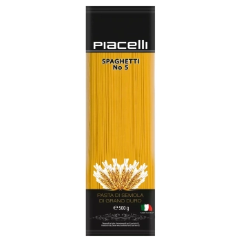 Piacelli Spaghetti No 5 Makaron z Semoliny 500 g