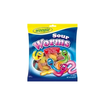 Woogie Saure Würmer Kwaśne Żelki 250 g