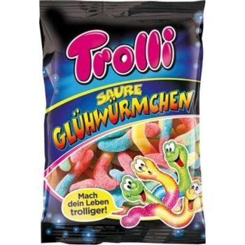 Trolli Gluhwurmchen Kwaśne Świetliki Żelki 150 g