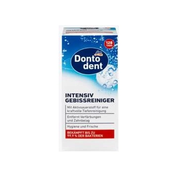 Dontodent Intensiv Tabletki do Czyszczenia Protez 128 szt.
