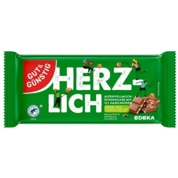 G&G Czekolada Mleczna z Orzechami 100 g DE