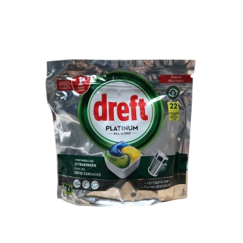 Dreft Platinum Kapsułki do Zmywarki 22 szt